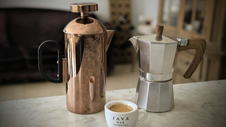 moka pot & French press - article